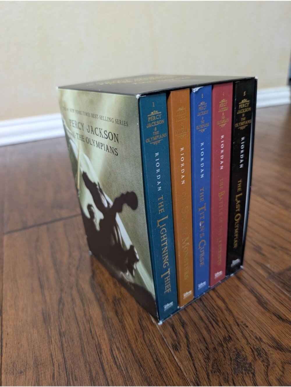 Percy Jackson and the Olympians Book Set Paperback Original Cover Art